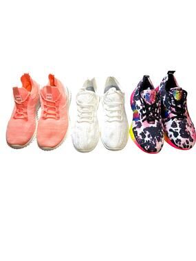 Lightweight Women's Size 10 Lot of 3 Pair Comfortable Flat Running  Bulk Shoes